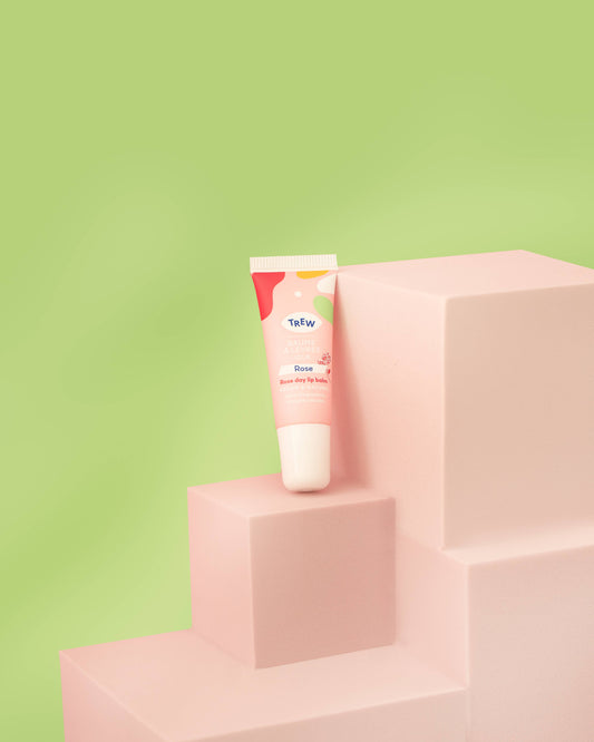 Trew Cosmetic - Day Lip Balm Rose Aroma 100% Natural & Vegan: Granel