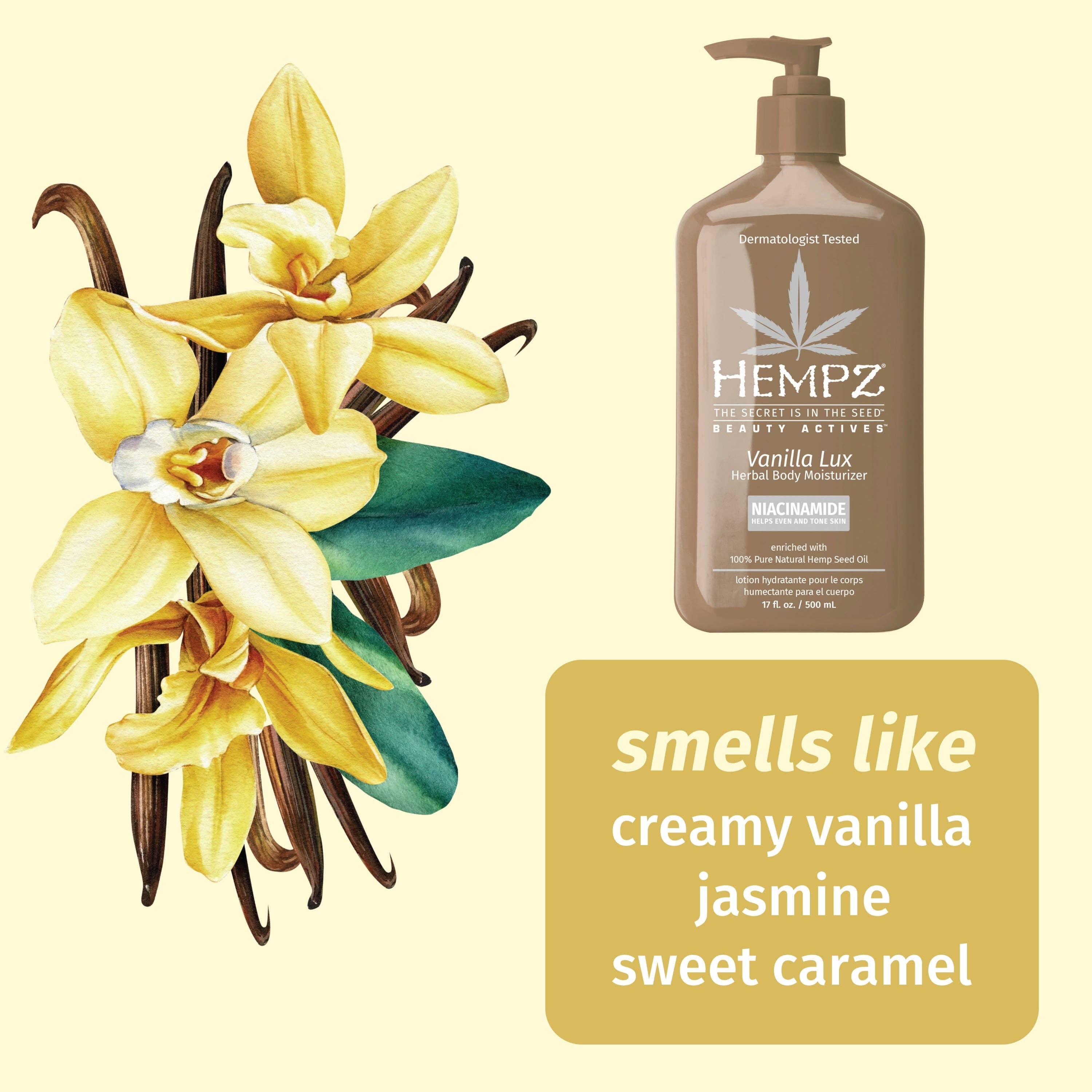 Hempz - Hidratante Corporal Herbal Vanilla Lux