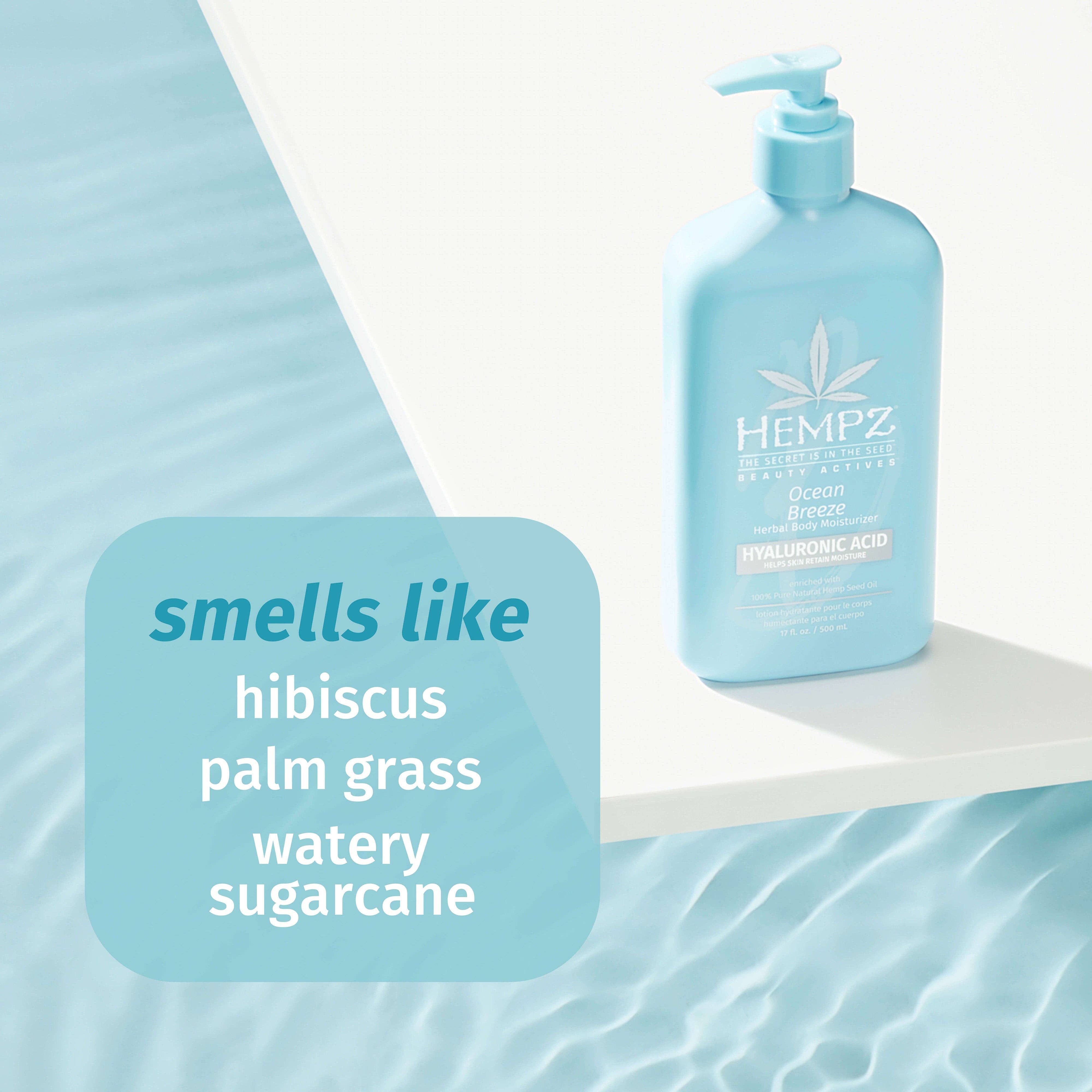 Hempz - Beauty ActiveS Ocean Breeze Hidratante Corporal Herbal com Ácido Hialurónico