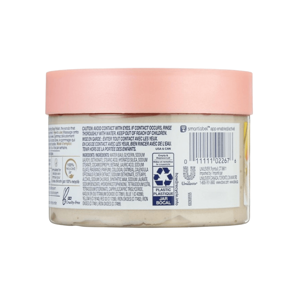 Dove Esfoliante Corporal, Aveia Coloidal e Óleo de Calêndula