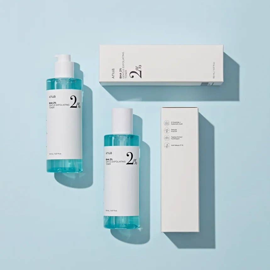 Anua- BHA 2% Gentle Exfoliating Toner: 150 ml